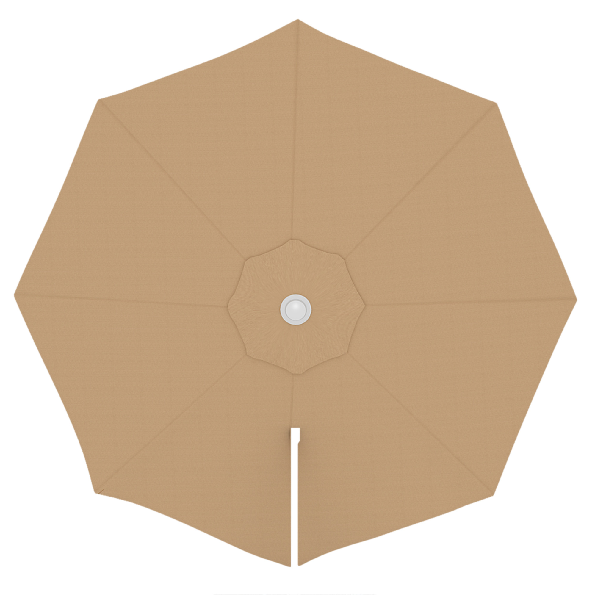 Toile pour parasol déporté parapenda (Plus) | 3,5 m, rond, crème