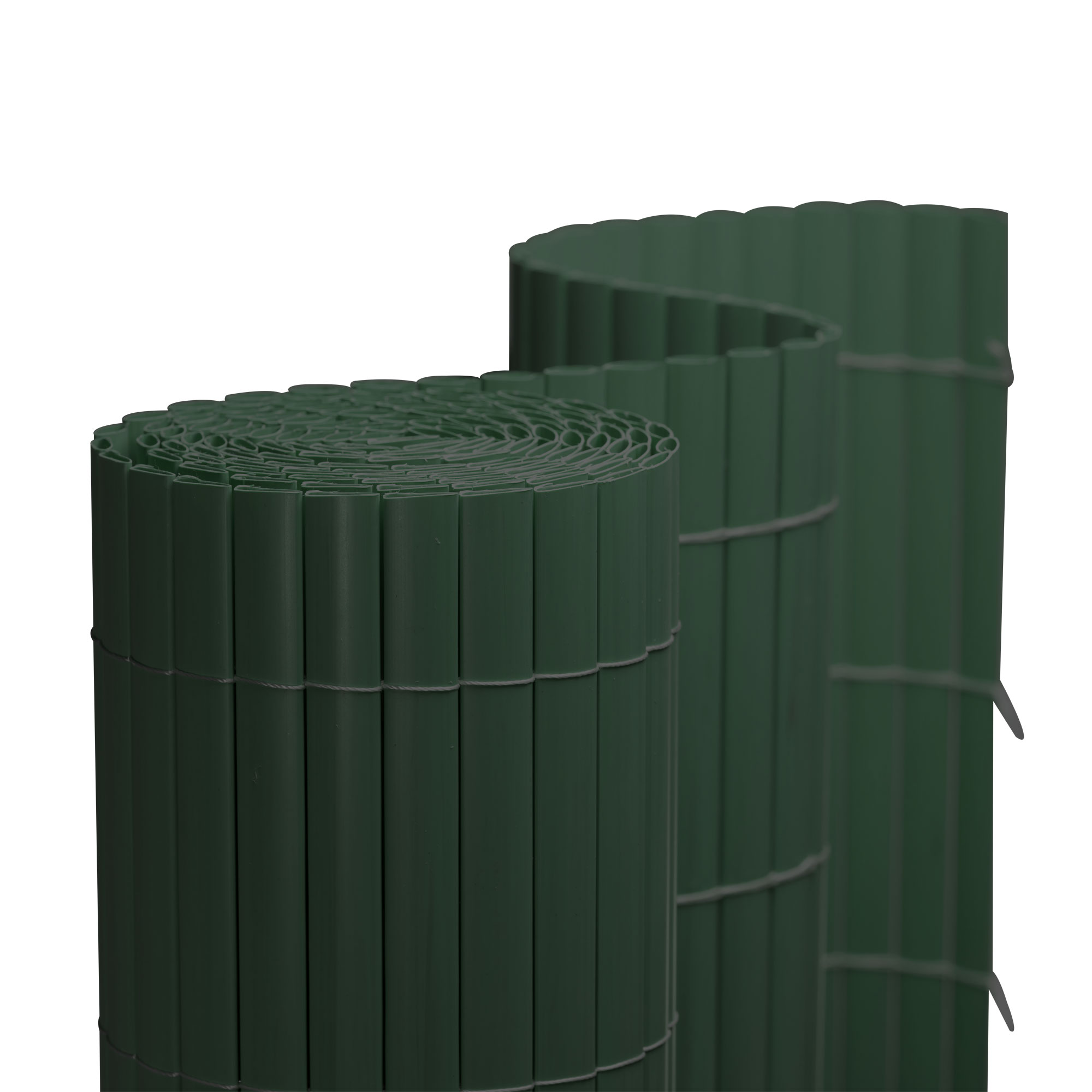 Canisse en PVC | 80 x 800 cm (en 2 parties), vert