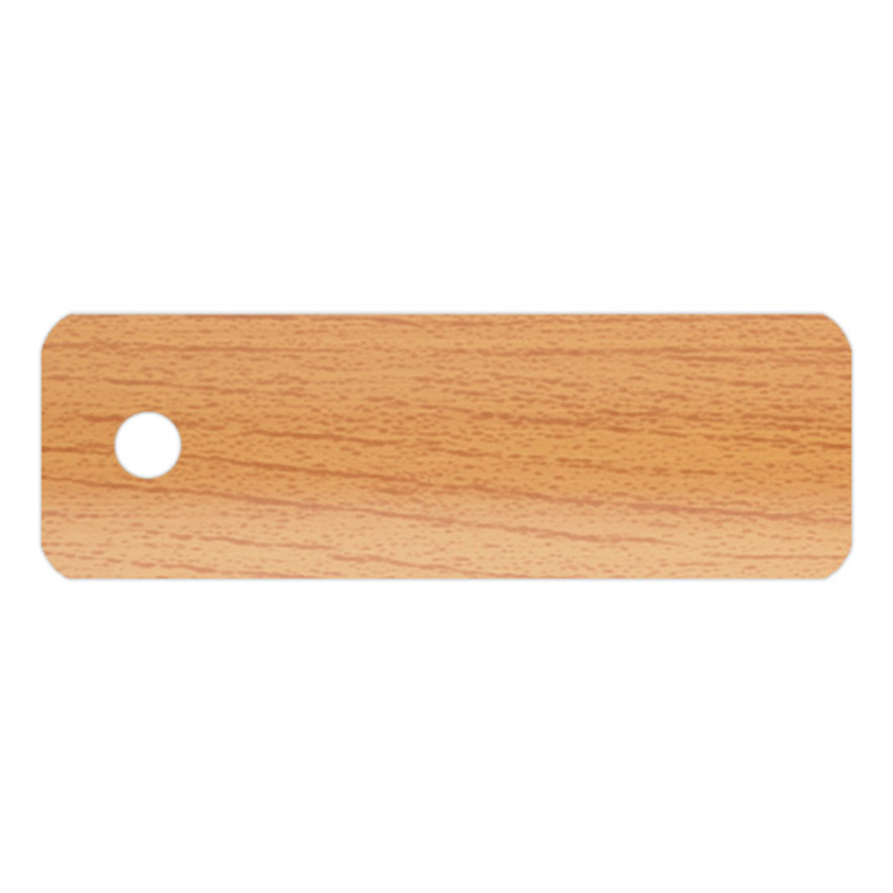 Échantillon lame pour store vénitien en aluminium sur mesure | 25 mm / 772093 brun / mat / imitation bois Échantillon lame pour store vénitien en aluminium sur mesure | 25 mm / 772093 brun / mat / imitation bois