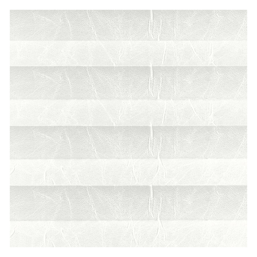 Échantillon tissu pour store plissé sur mesure 10202 blanc / translucide / Cara Crush B1