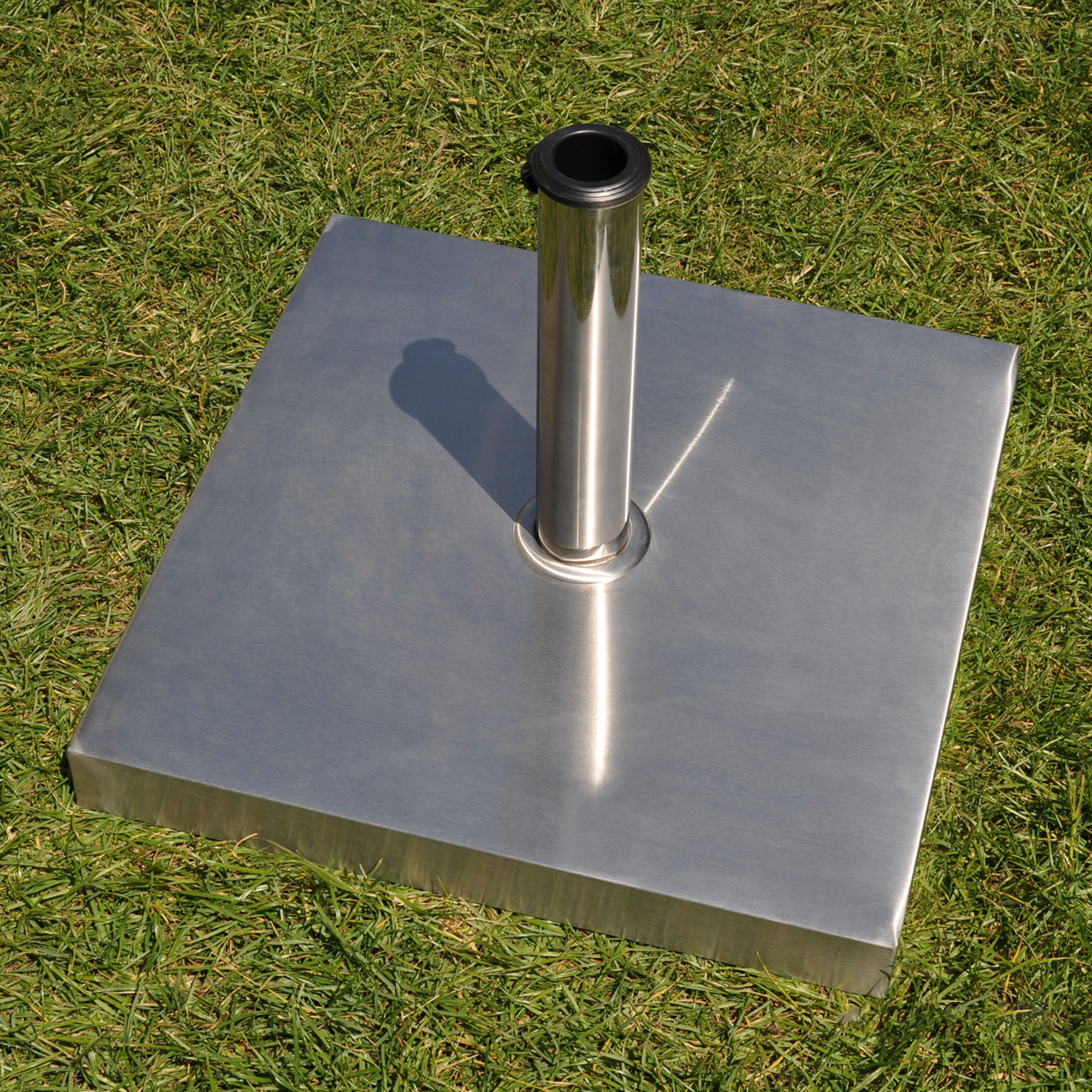 Pied de parasol en acier inoxydable (Types au choix)