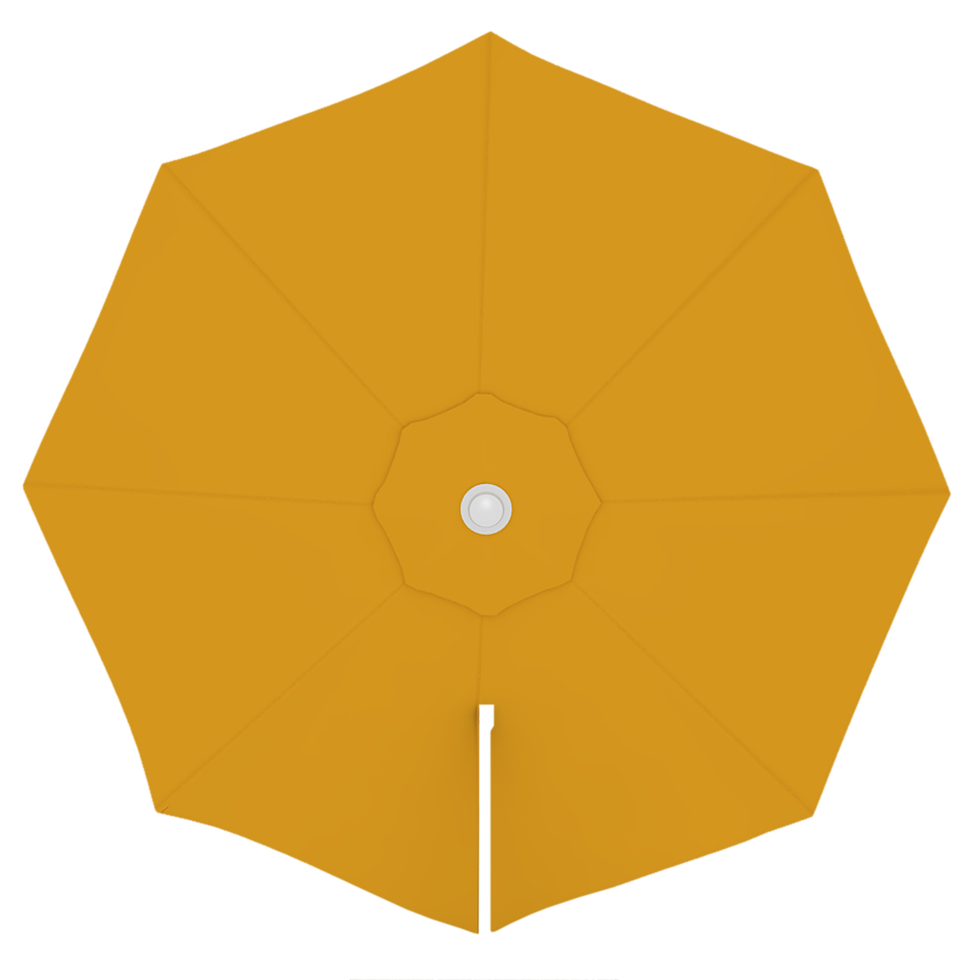 Toile pour parasol déporté parapenda (Plus) | 3,5 m, rond, jaune
