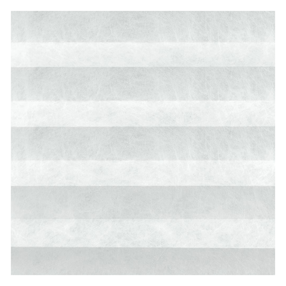 Échantillon tissu pour store plissé sur mesure 10531 blanc / translucide / Villino