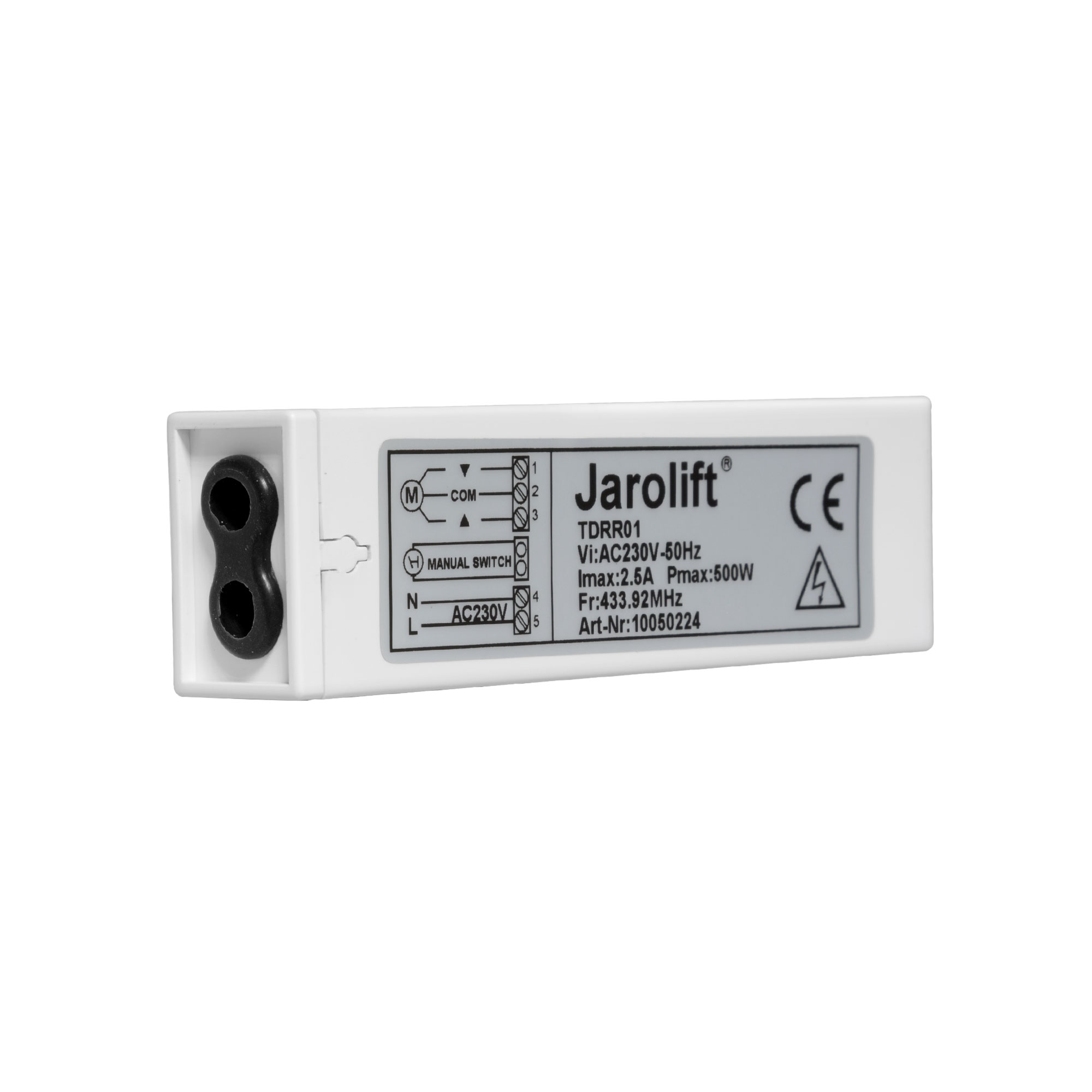 Récepteur radio TDRR 01 pour moteurs tubulaires | En saillie / blanc