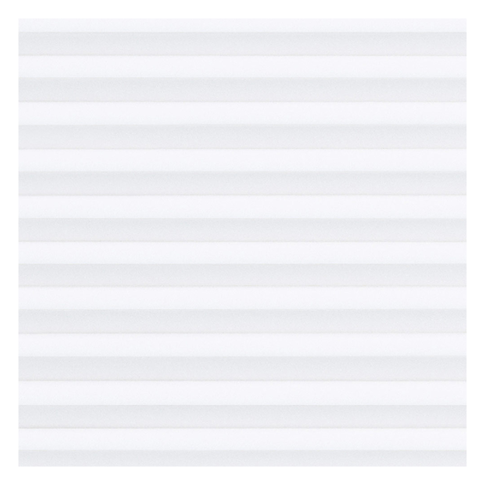 Échantillon tissu pour store plissé sur mesure 10017 blanc / translucide / Cara uni