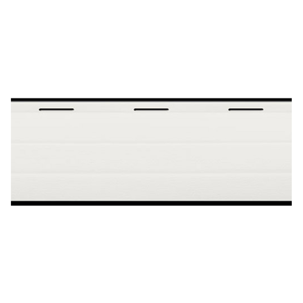 Échantillon lame pour tablier de volet roulant sur mesure | Aluminium / PA37 / 02 blanc