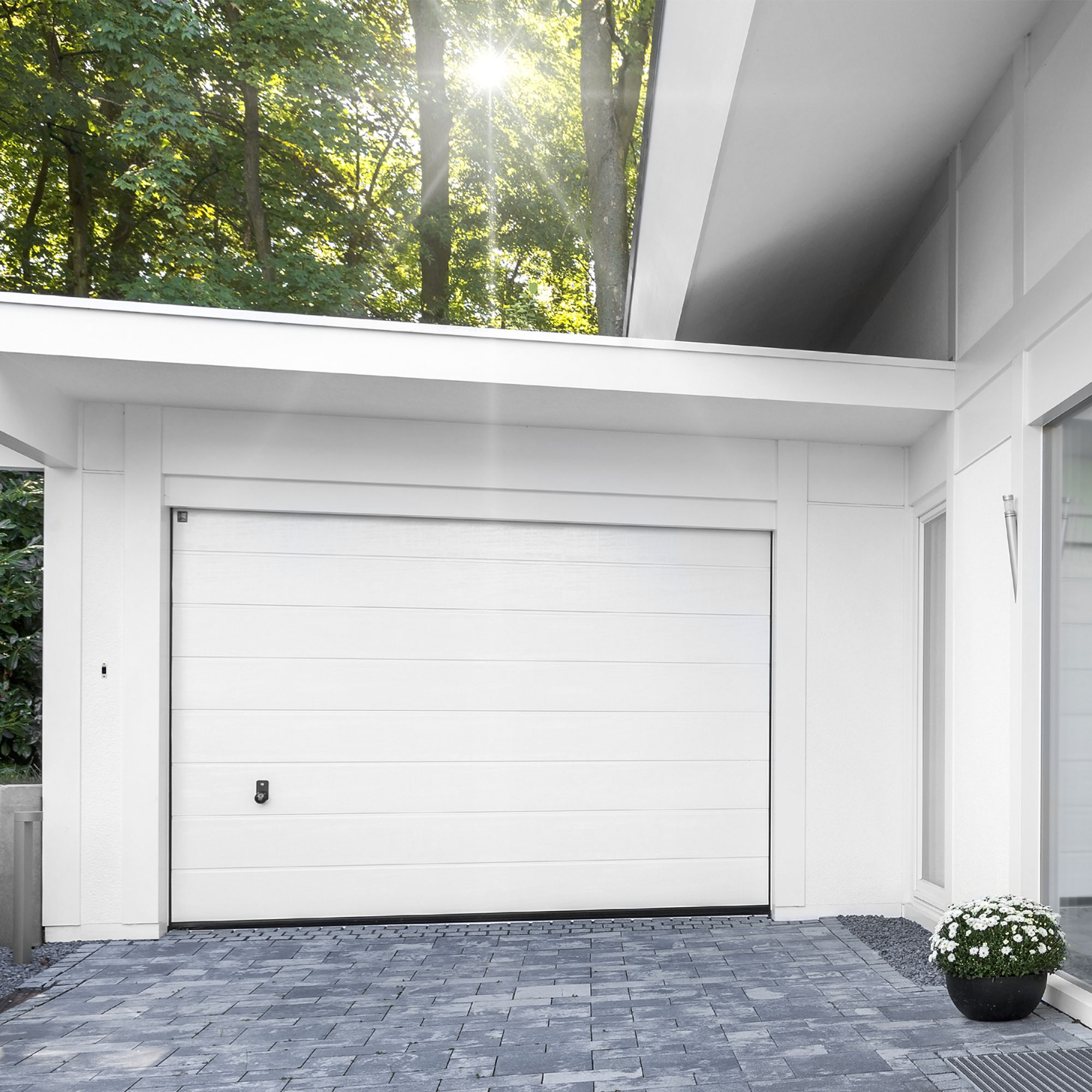 Interrupteur mural lumineux 75REV pour motorisation de porte de garage ML / JL