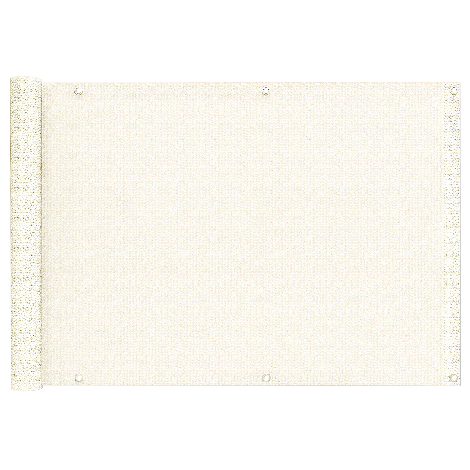 Bandes d’occultation pour balcon - Polyéthylène / Respirant | 300 x 75 cm, marbre