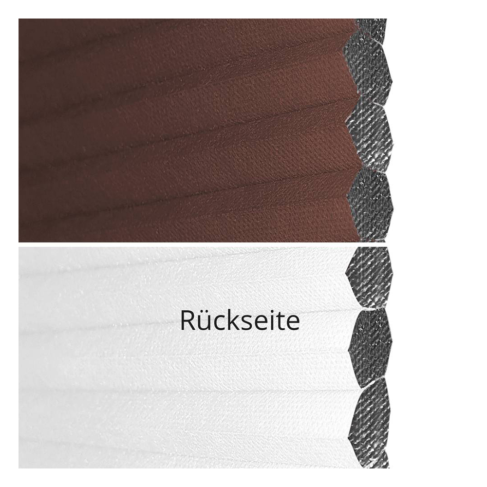 Échantillon tissu pour store plissé sur mesure NC927HB brun / totalement occultant / NanoCell
