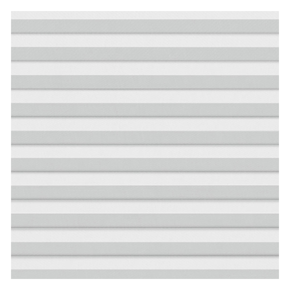 Échantillon tissu pour store plissé sur mesure 10721 blanc / transparent / Elino