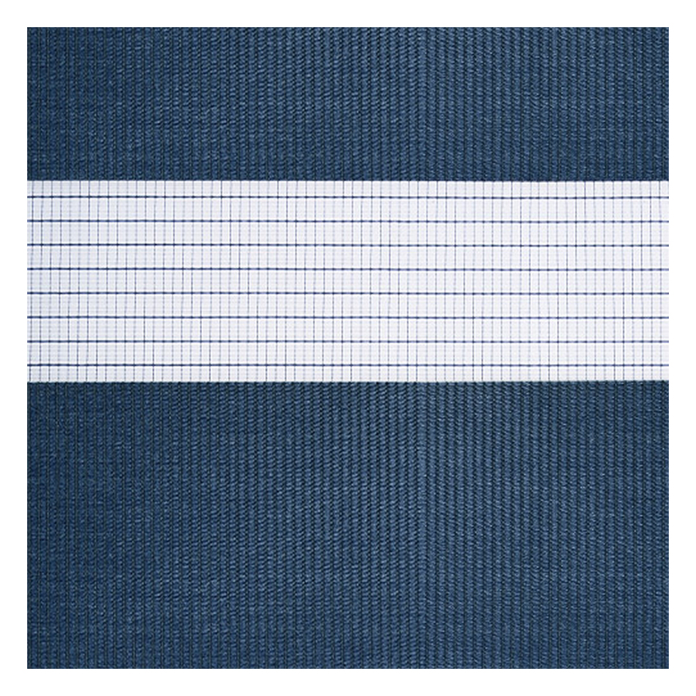 Échantillon tissu pour store enrouleur jour nuit sur mesure | F7816 bleu / translucide / Autumn