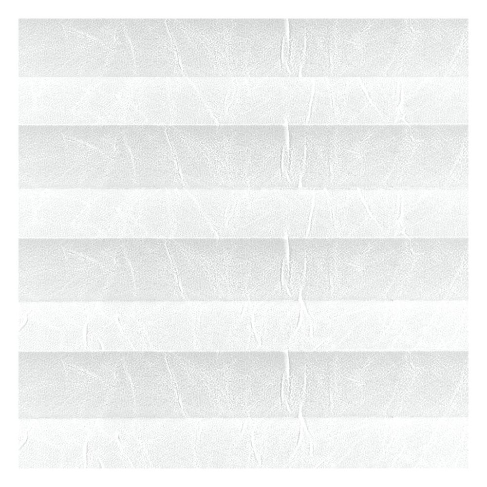 Échantillon tissu pour store plissé sur mesure 10201 blanc / translucide / Cara Crush B1