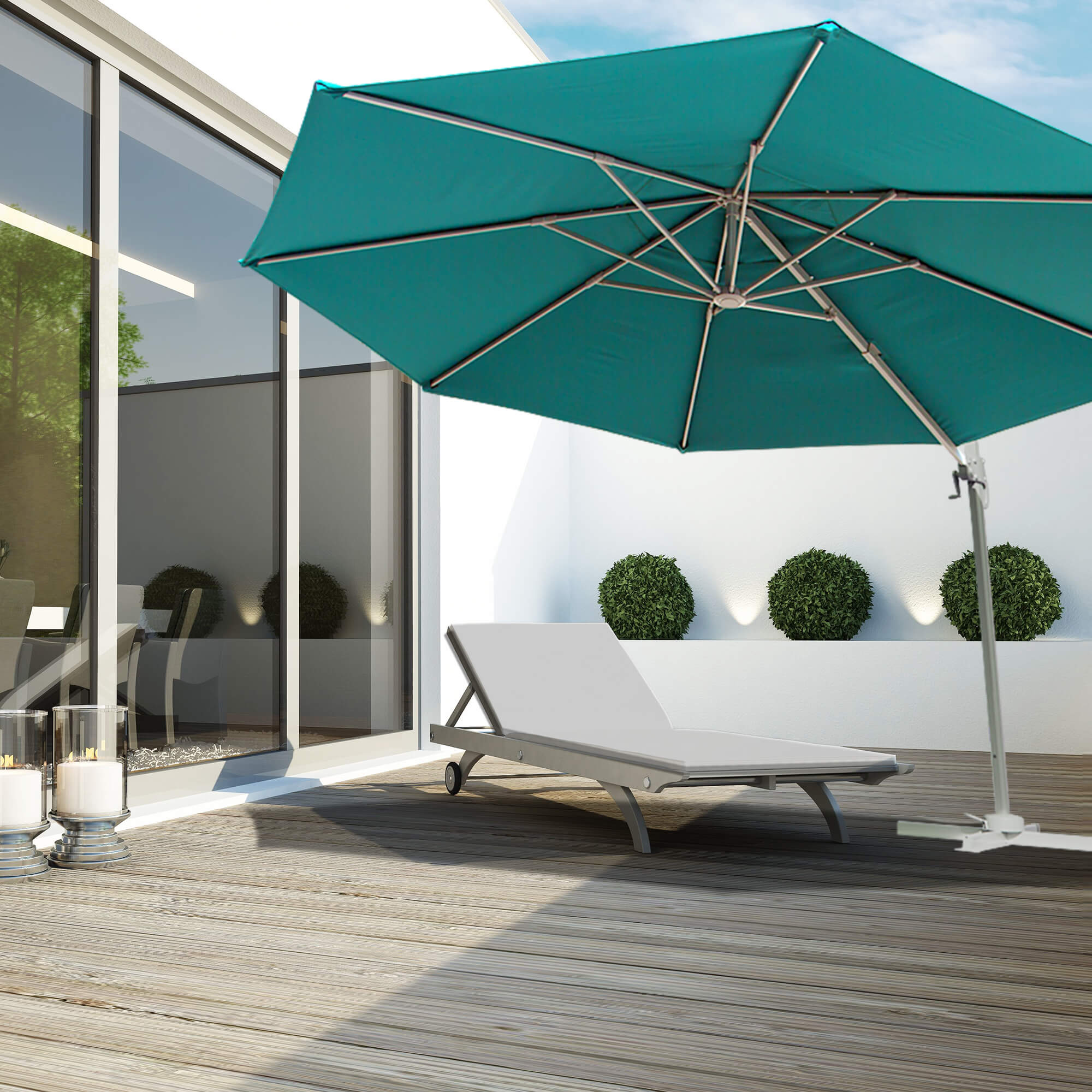 Kit de pièces de rechange pour parasol déporté parapenda (Plus) (Types au choix)