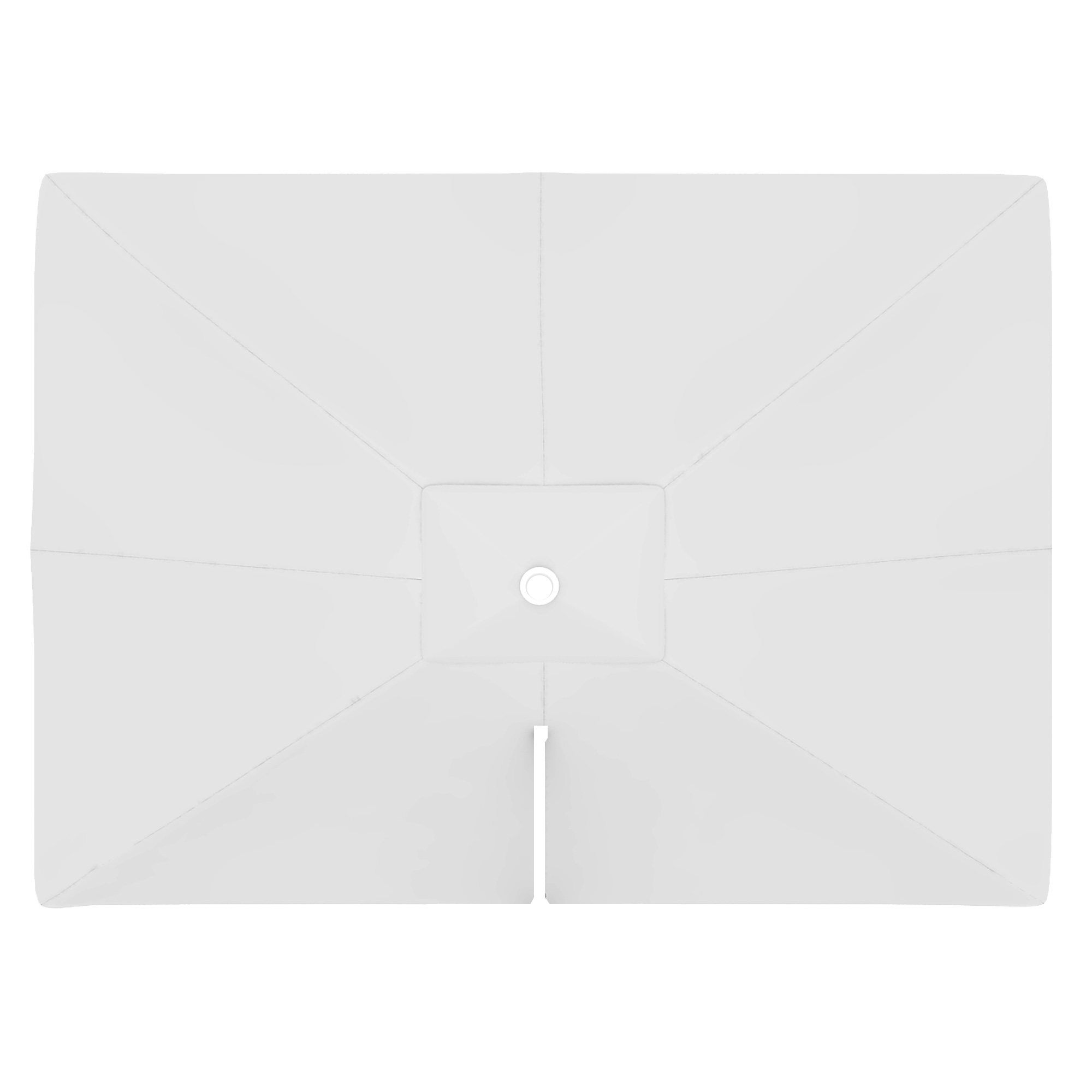 Toile pour parasol déporté parapenda (Plus) | 4 x 3 m, rectangulaire, blanc