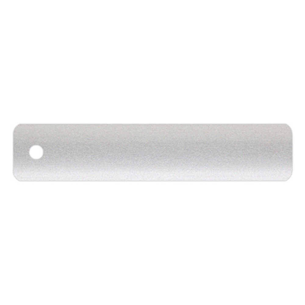 Échantillon lame pour store vénitien en aluminium sur mesure | 16 mm / 4417 argenté / brillant