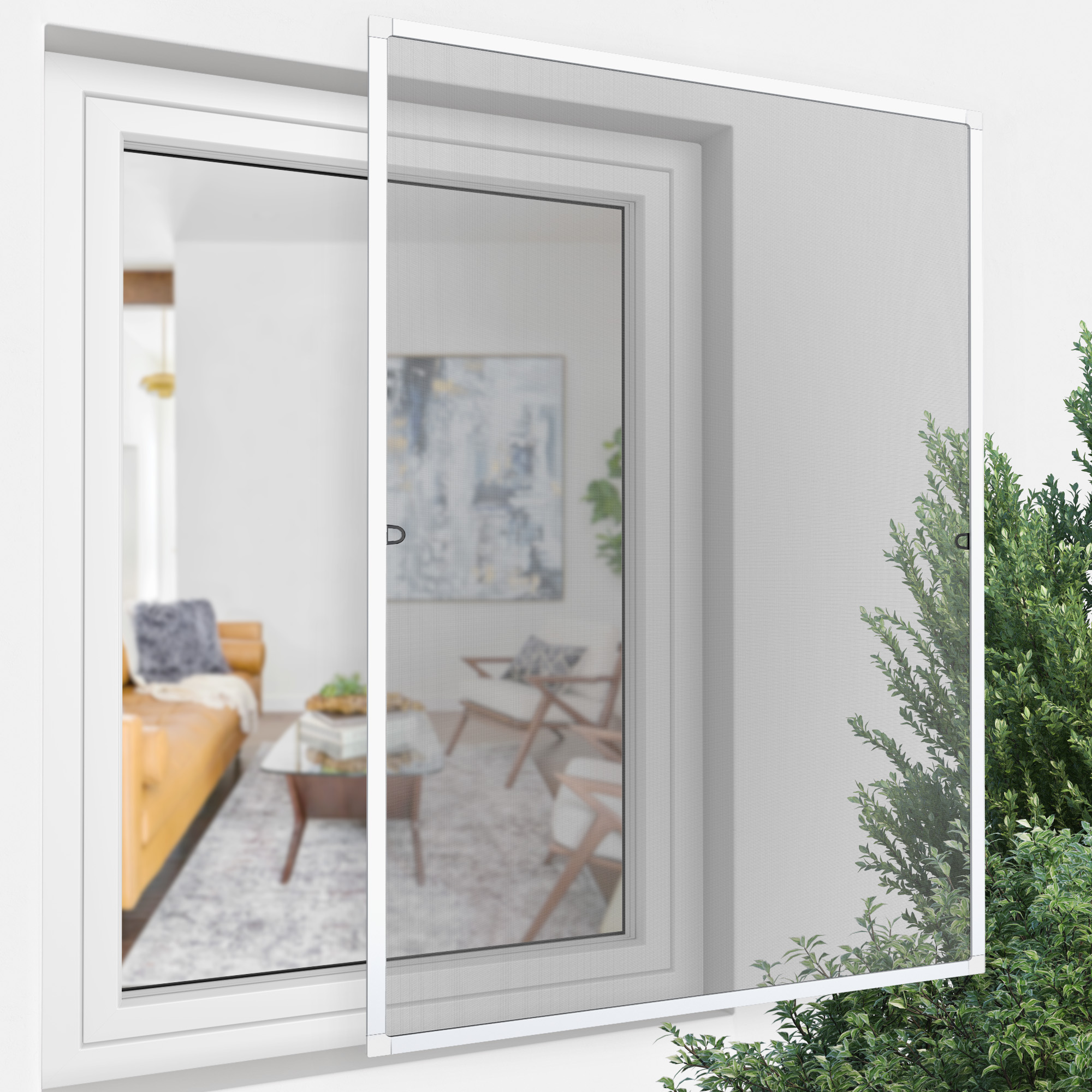 Moustiquaire cadre fixe pour fenêtre ProfiLine | 60 x 150 cm, blanc