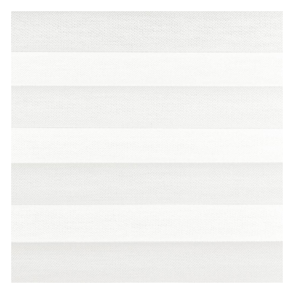 Échantillon tissu pour store plissé sur mesure 10651 blanc / translucide / Selena Échantillon tissu pour store plissé sur mesure 10651 blanc / translucide / Selena