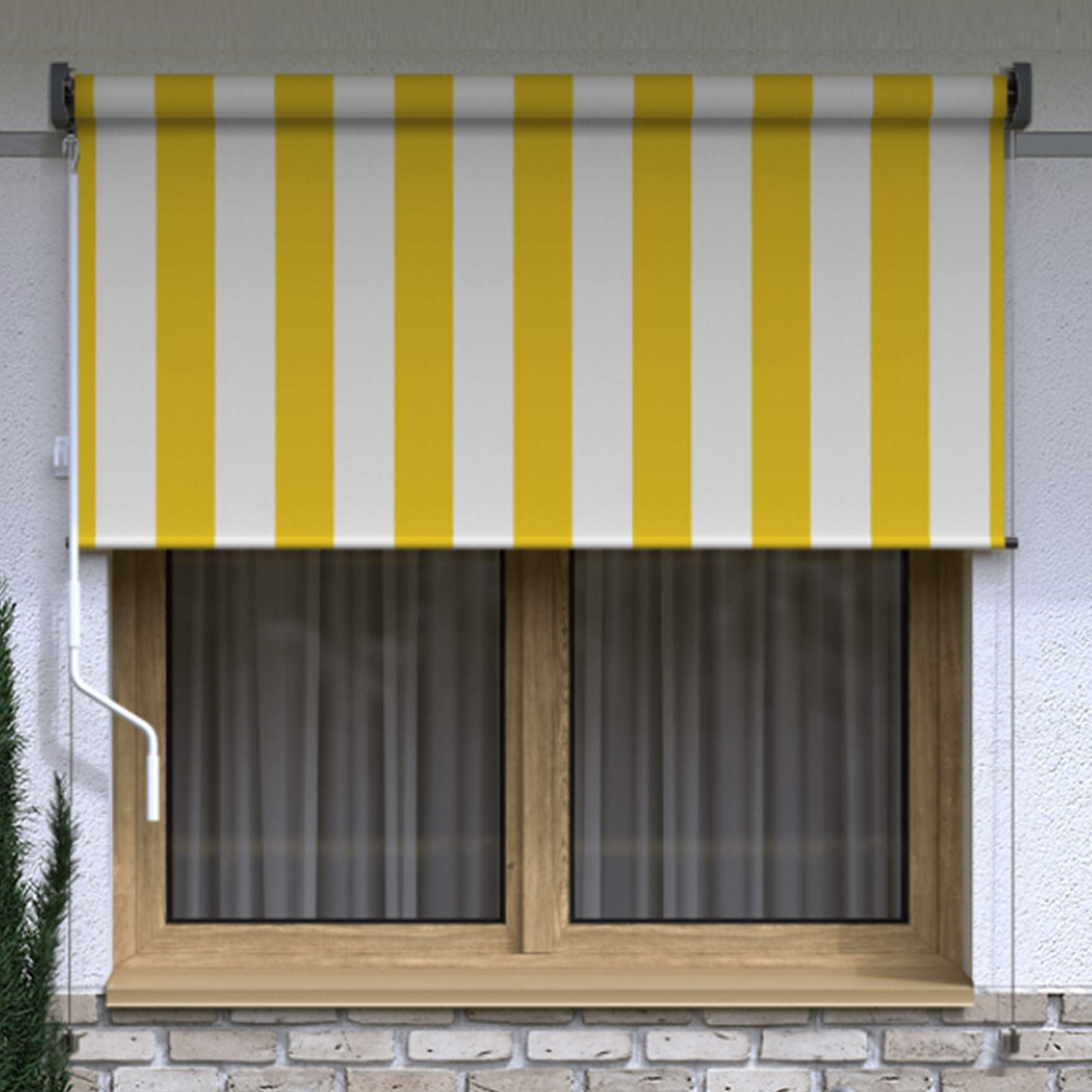 Store extérieur sur mesure | avec sécurité pendulaire