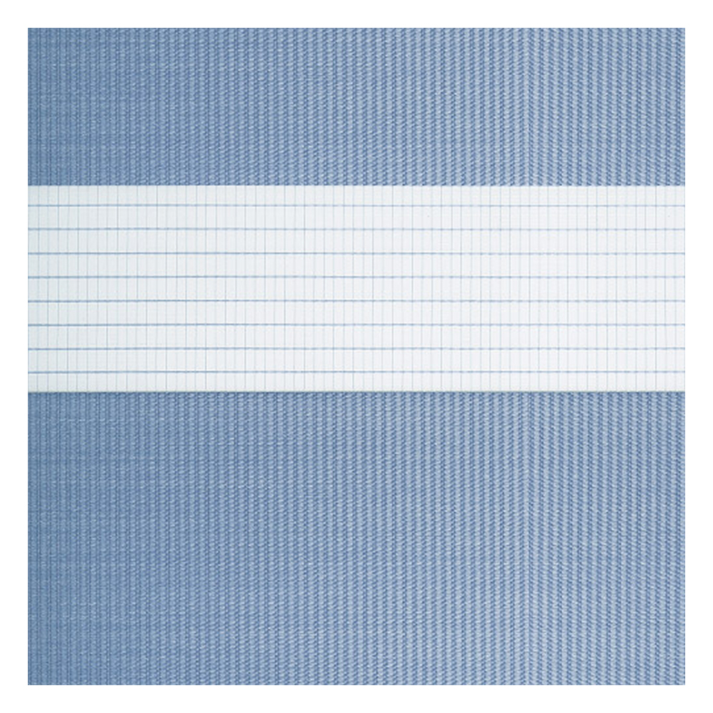Échantillon tissu pour store enrouleur jour nuit sur mesure | F7815 bleu / translucide / Autumn