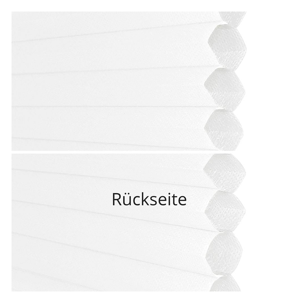 Échantillon tissu pour store plissé sur mesure 60051 blanc / translucide / Neo