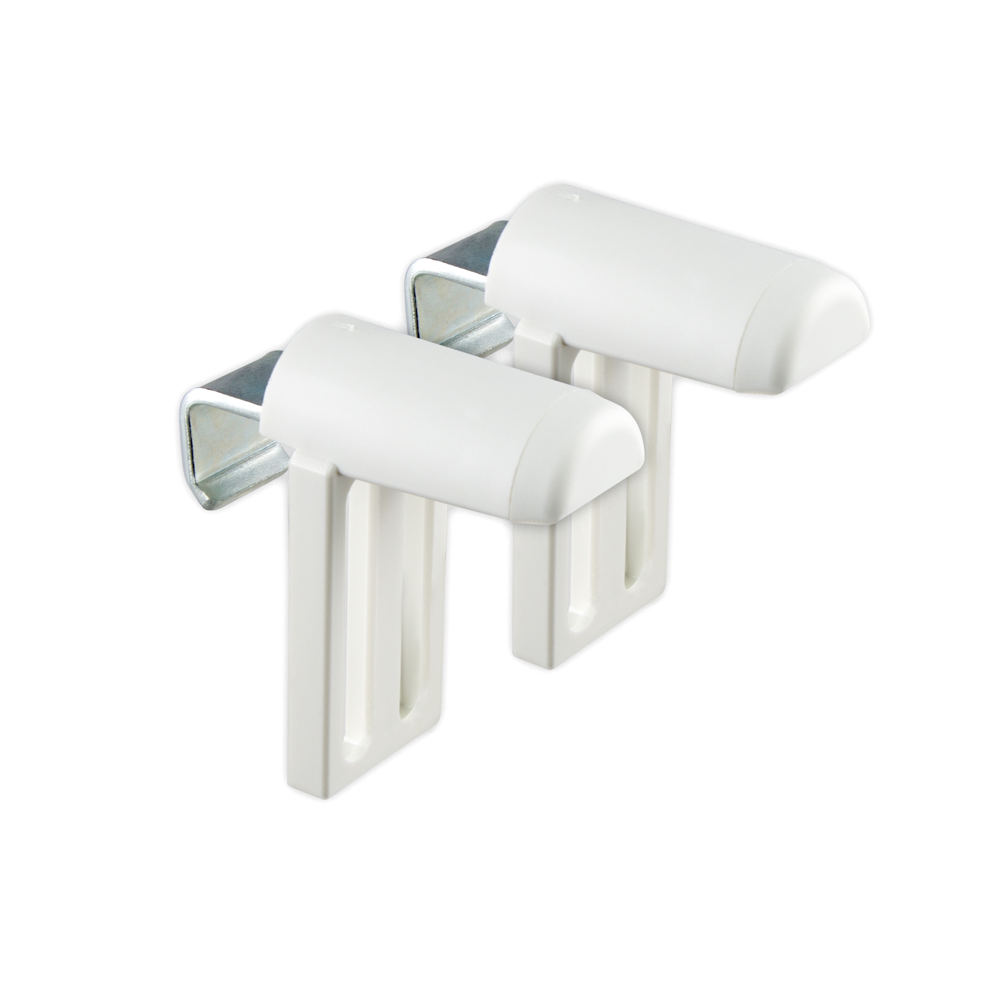 Support sans perçage universel Klemmfix | Pour les fenêtres en PVC, lot de 2 pièces