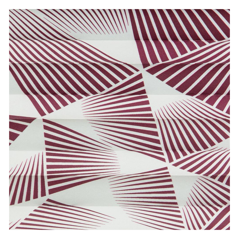 Échantillon tissu pour store plissé sur mesure 40184 violet / translucide | Triangle Perlmutt Color