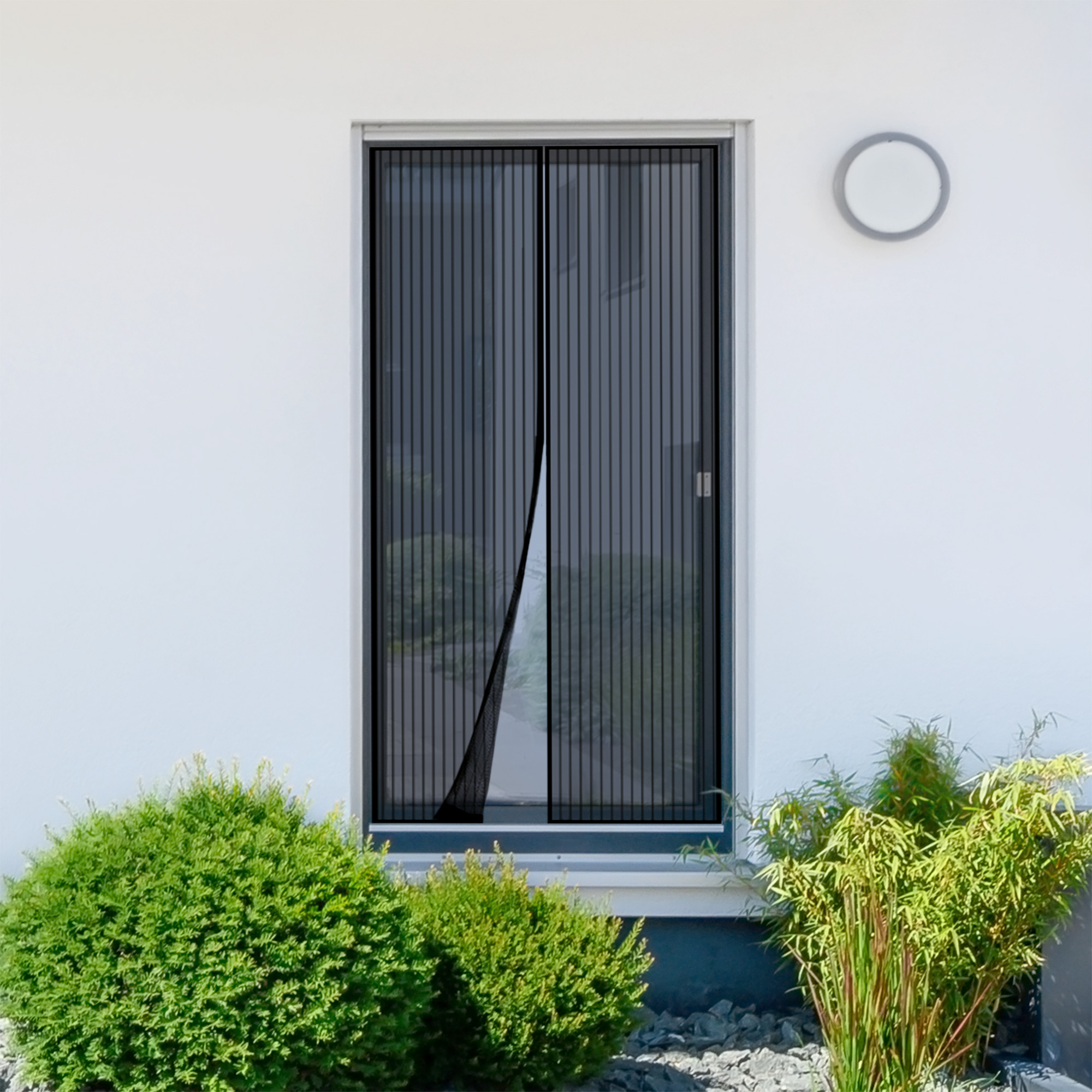 Moustiquaire magnétique pour porte Easy | 100 x 240 cm, noir