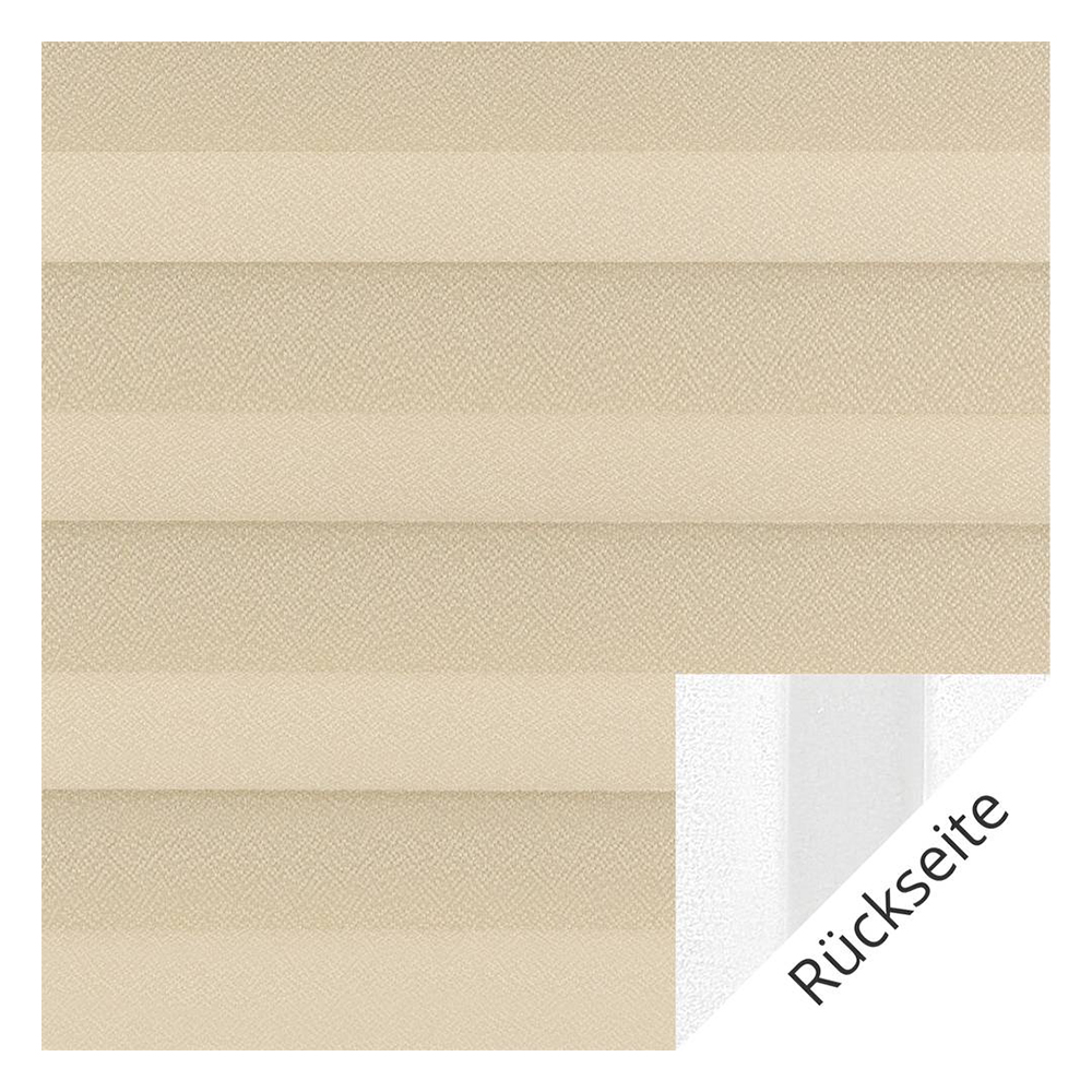 Échantillon tissu pour store plissé sur mesure 10744 beige / occultant / Lunata blackout
