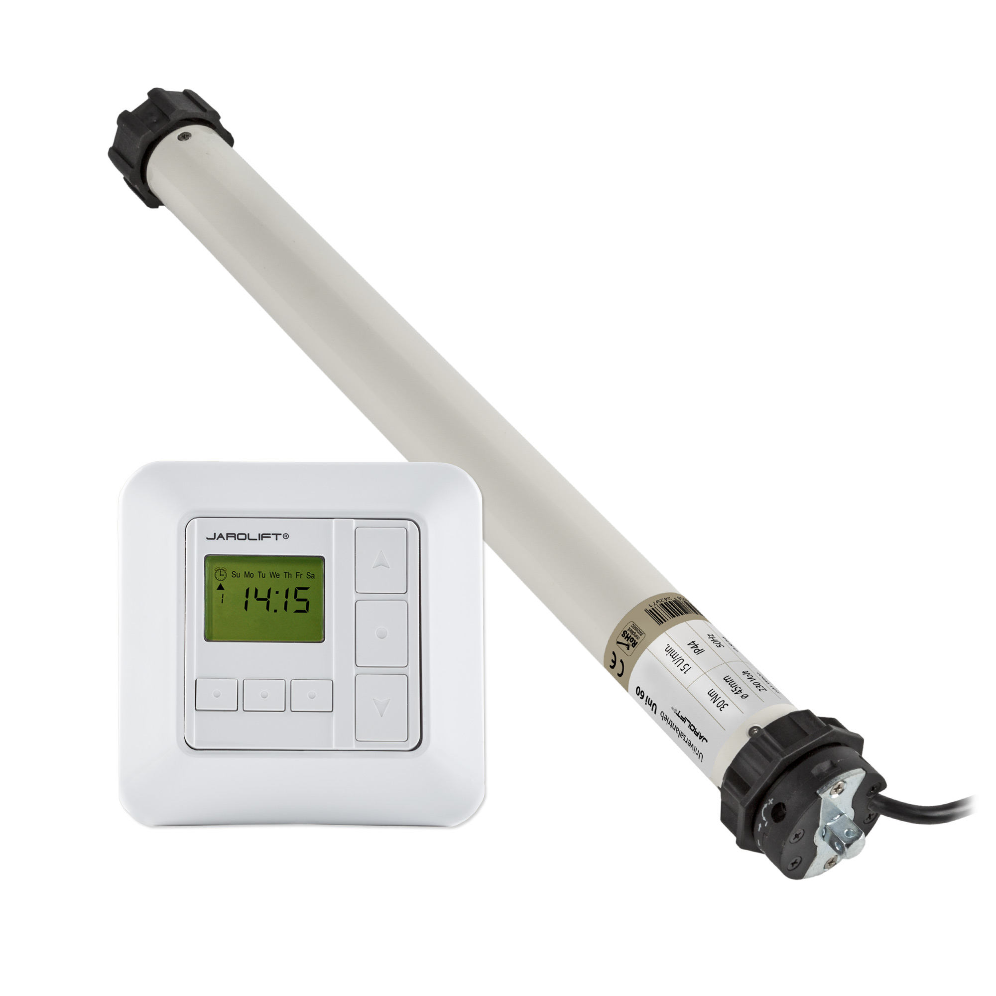 Moteur de volet roulant Universel | UNI60 (30 Nm / SW60) + Sevenlogic Comfort