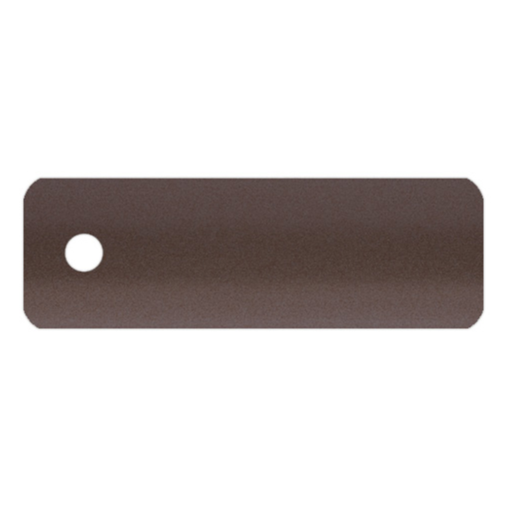 Échantillon lame pour store vénitien en aluminium sur mesure | 25 mm / 99492 brun / brillant Échantillon lame pour store vénitien en aluminium sur mesure | 25 mm / 99492 brun / brillant