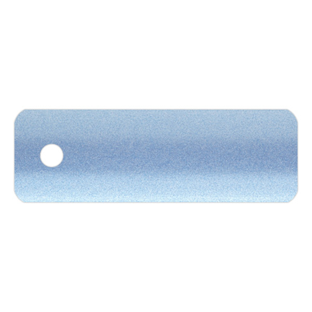 Échantillon lame pour store vénitien en aluminium sur mesure | 25 mm / 491 bleu / brillant