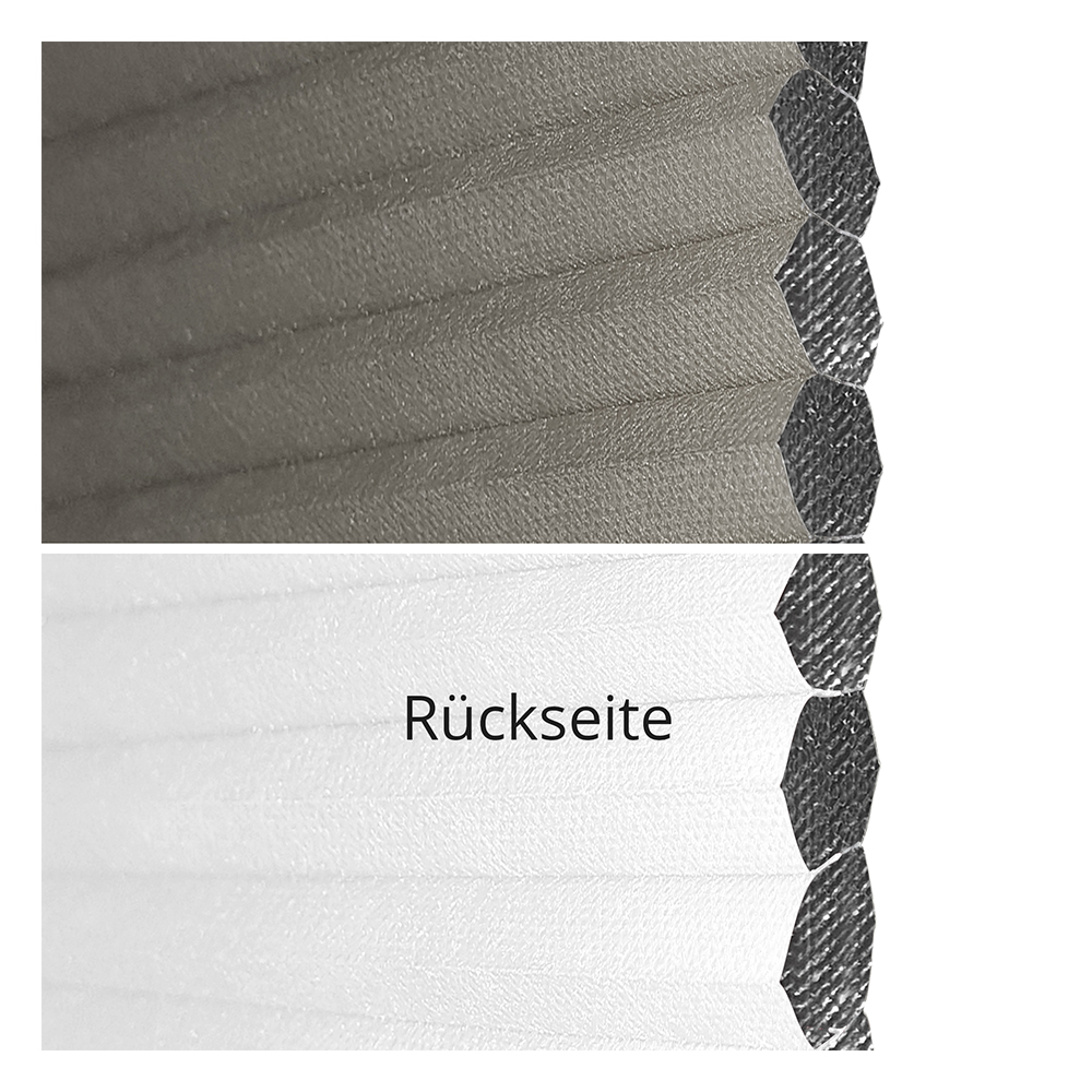 Échantillon tissu pour store plissé sur mesure NC935HB gris / totalement occultant / NanoCell