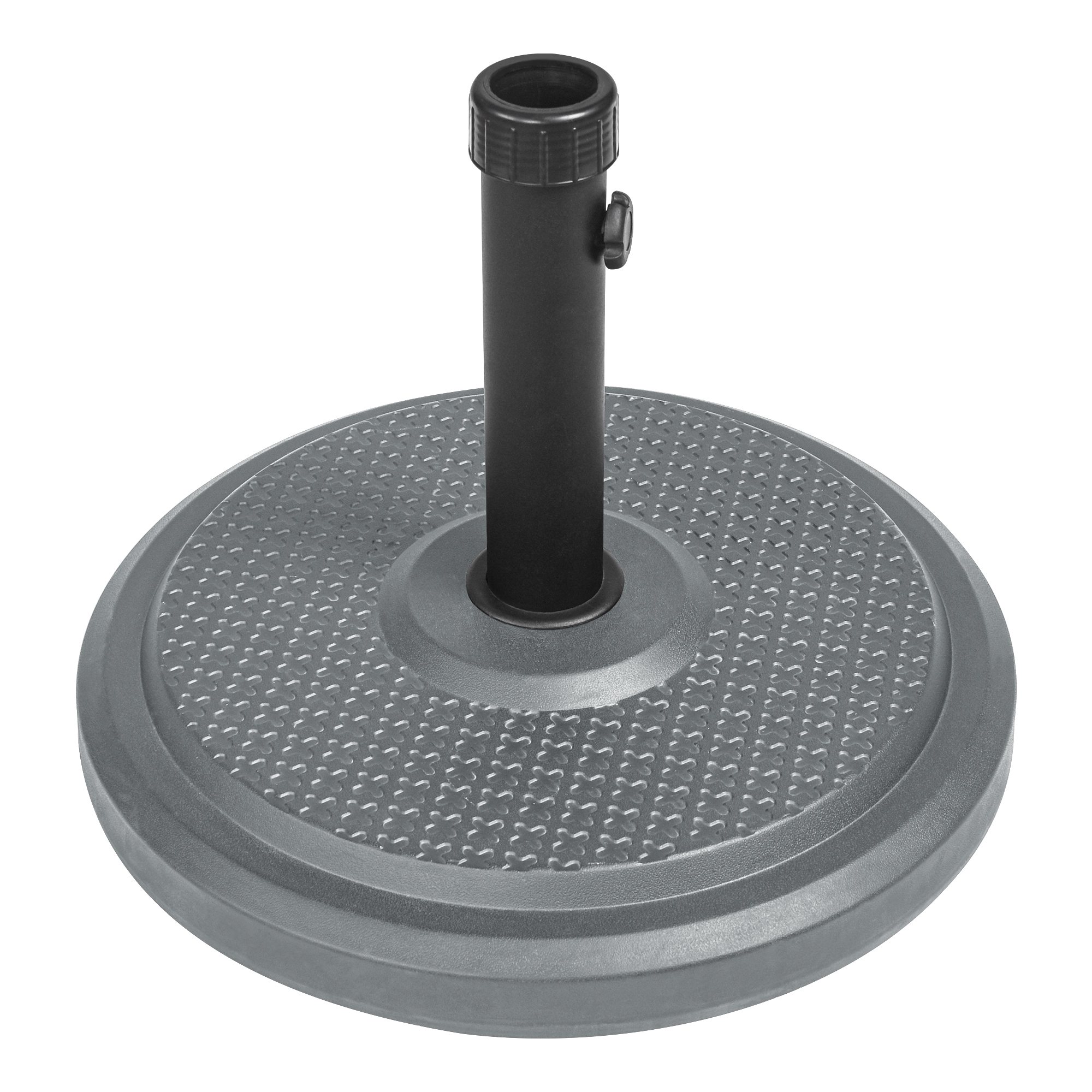 Pied de parasol Standard | rond, argenté