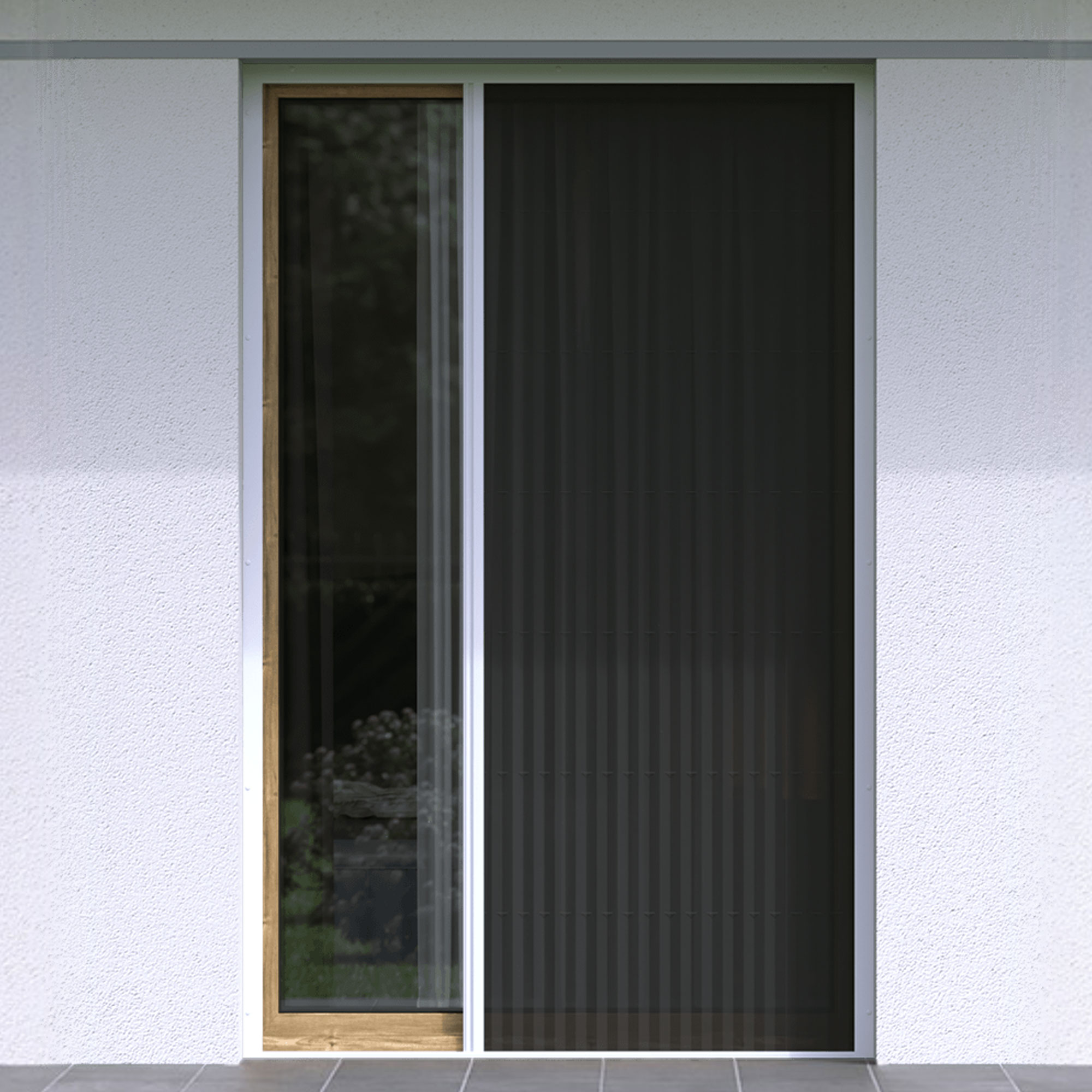 Moustiquaire plissée pour portes Sur mesure