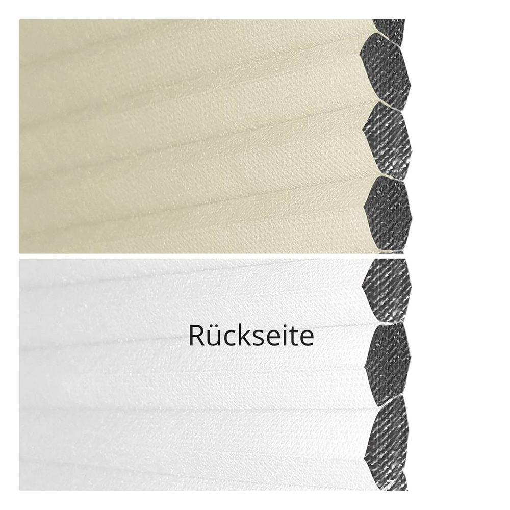 Échantillon tissu pour store plissé sur mesure 70102 beige / totalement occultant / Sistra Black Out B1