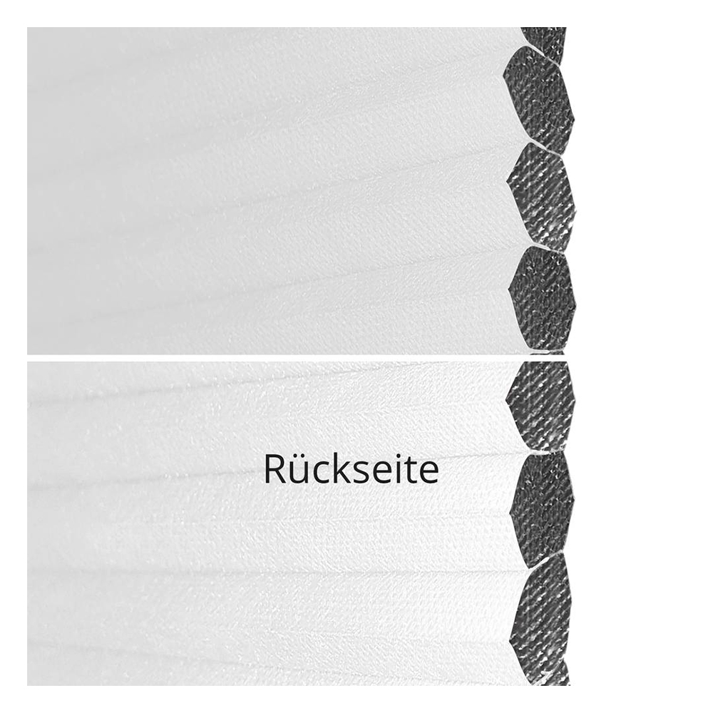 Échantillon tissu pour store plissé sur mesure 70103 gris / totalement occultant / Sistra Black Out B1