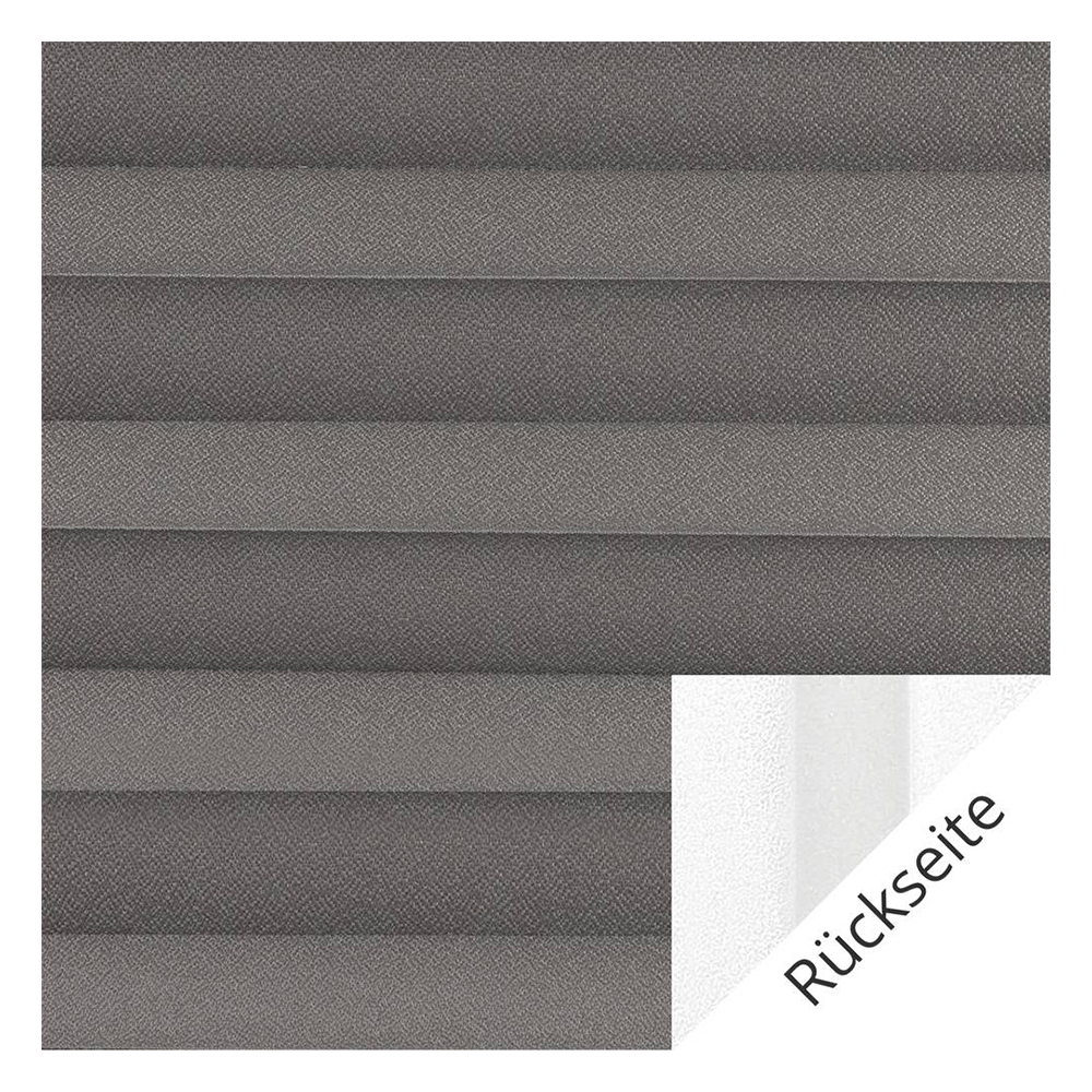 Échantillon tissu pour store plissé sur mesure 10746 gris / occultant / Lunata blackout