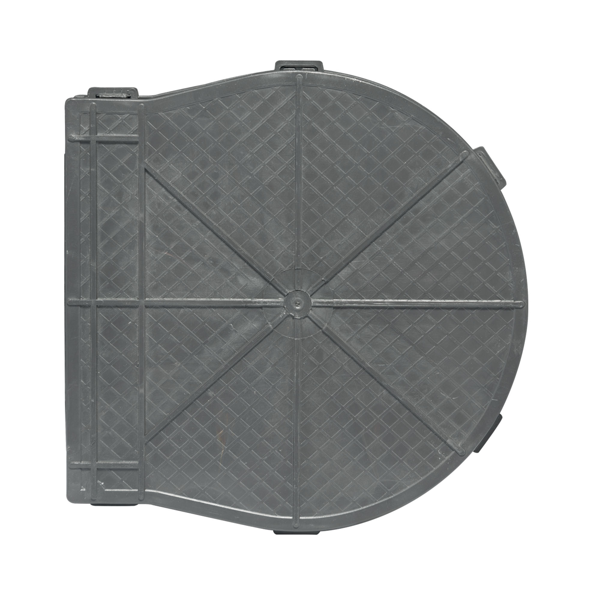 Boîtier mural pour enrouleur de sangle à encastrer | MK186 / Plastique / LA: 186 mm / noir