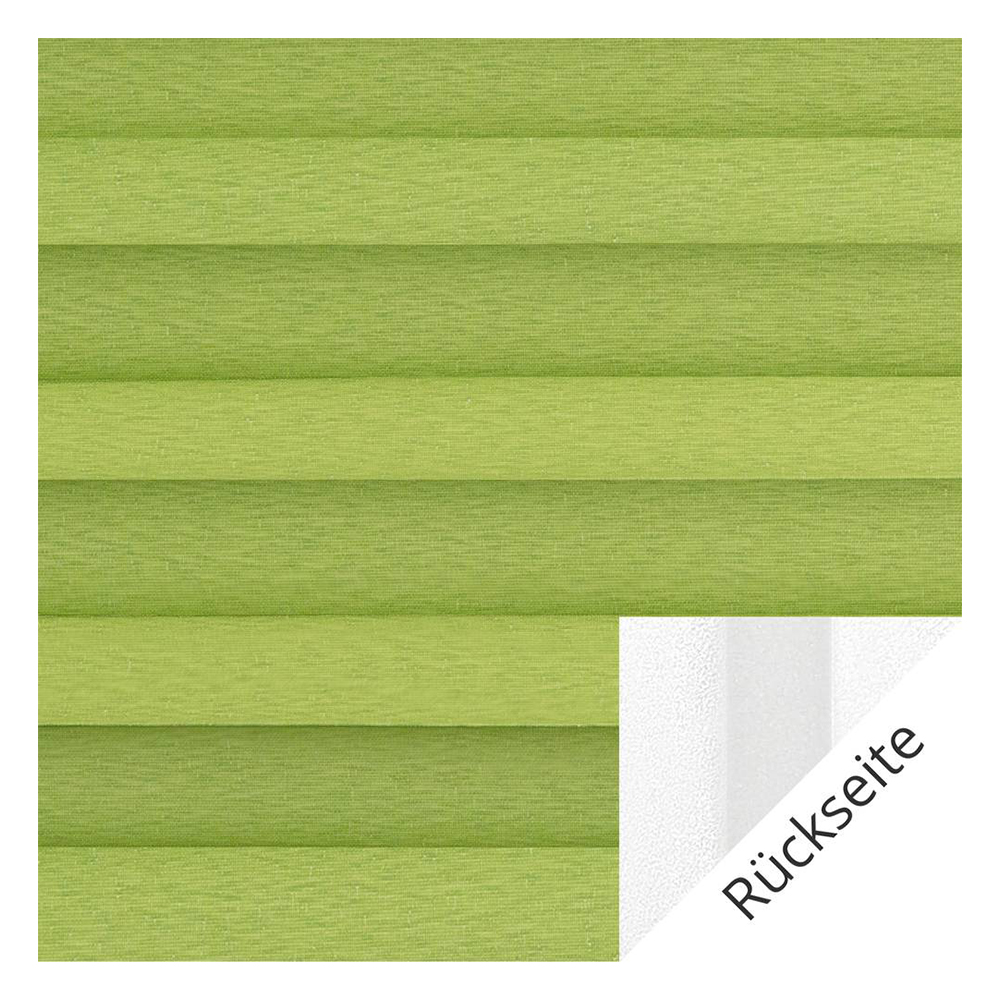 Échantillon tissu pour store plissé sur mesure 20006 vert / occultant / Somnio Perlmutt Black Out