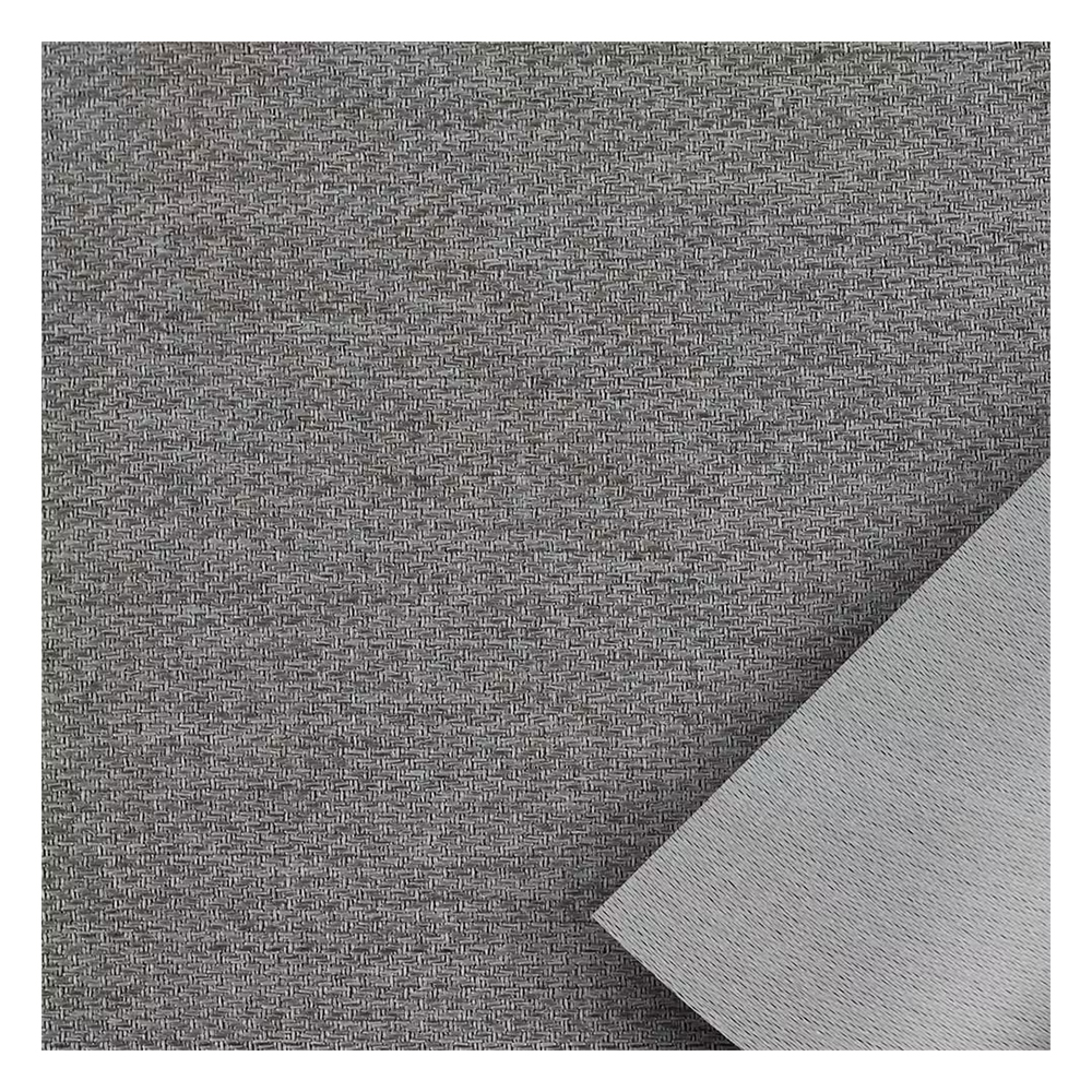 Échantillon tissu pour store bateau sur mesure | D302-04 gris / translucide / Denver