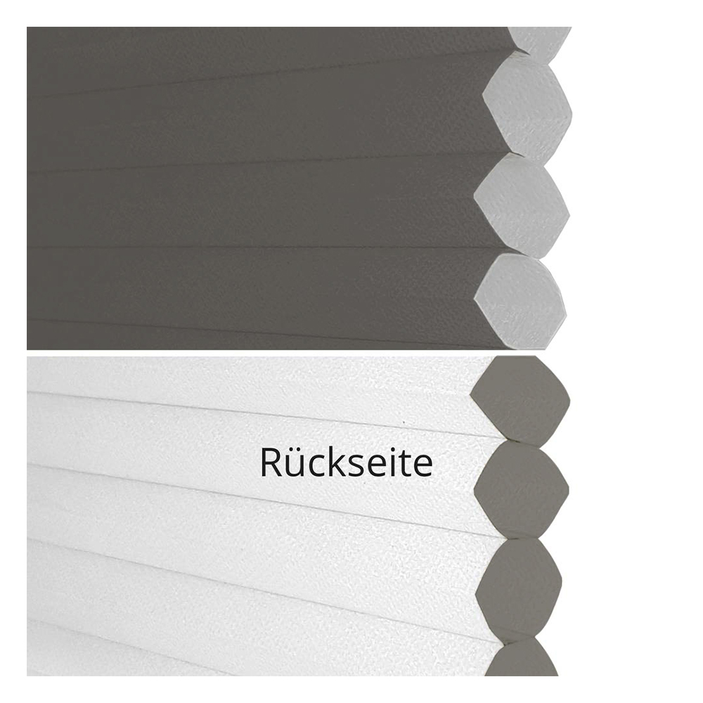 Échantillon tissu pour store plissé sur mesure 60063 gris / translucide / Neo