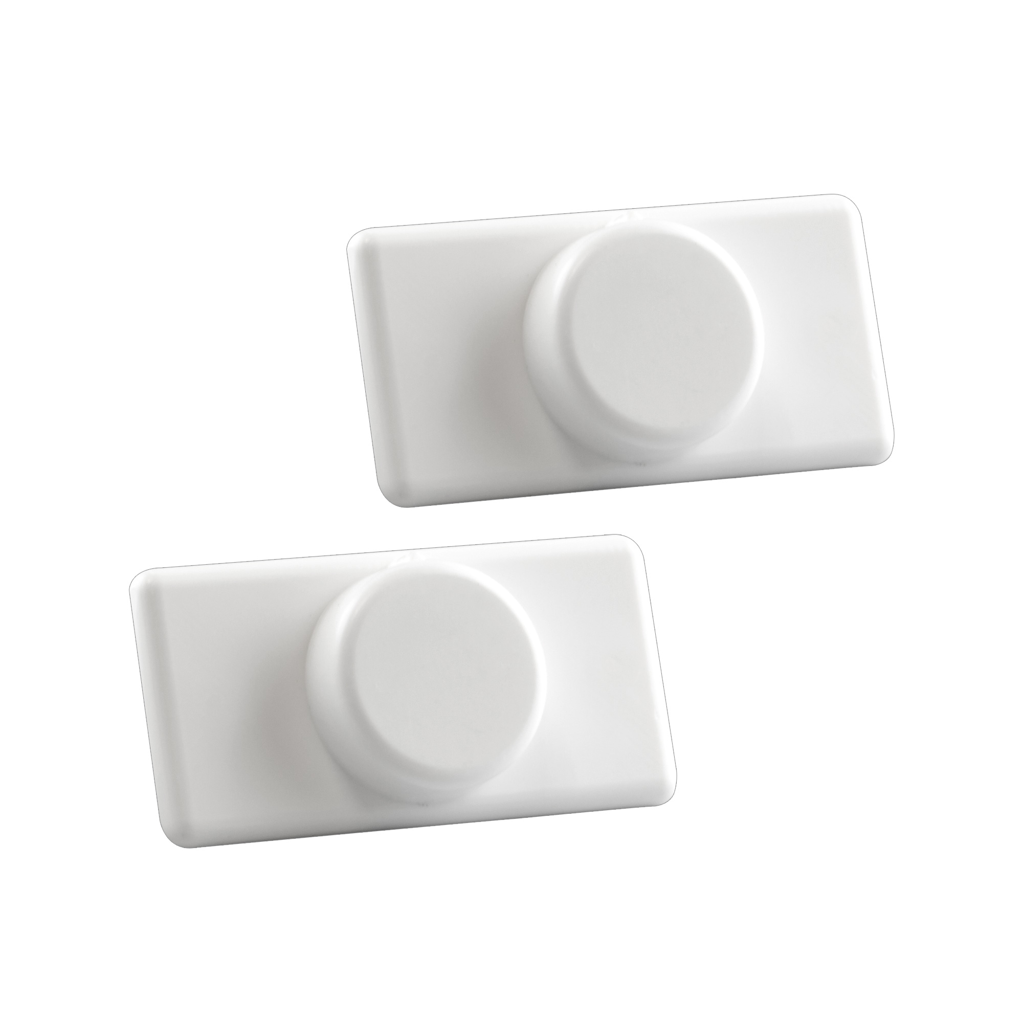 Support de contrepoids magnétique pour store enrouleur / store enrouleur jour nuit | blanc, 2 pièces