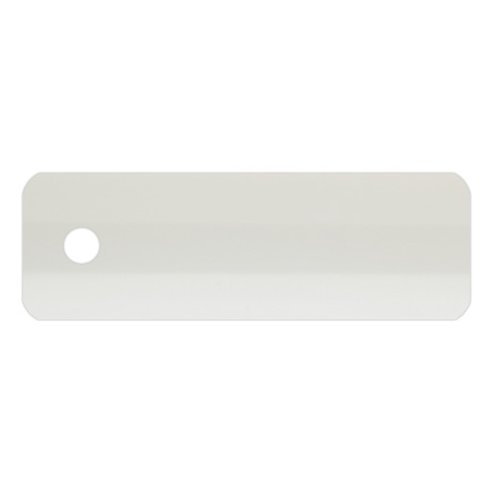 Échantillon lame pour store vénitien en aluminium sur mesure | 25 mm / 9013 gris / brillant Échantillon lame pour store vénitien en aluminium sur mesure | 25 mm / 9013 gris / brillant