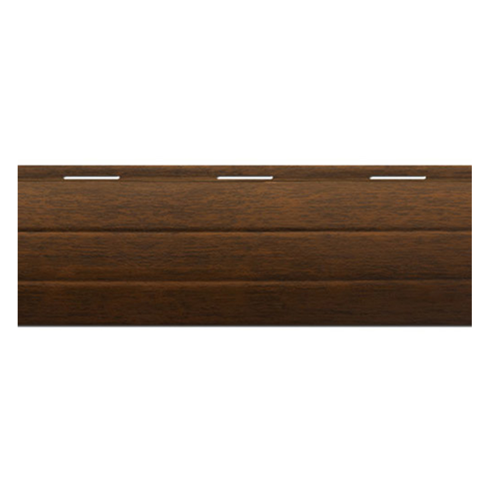 Échantillon lame pour tablier de volet roulant sur mesure | Aluminium / PA37 / 28 noyer