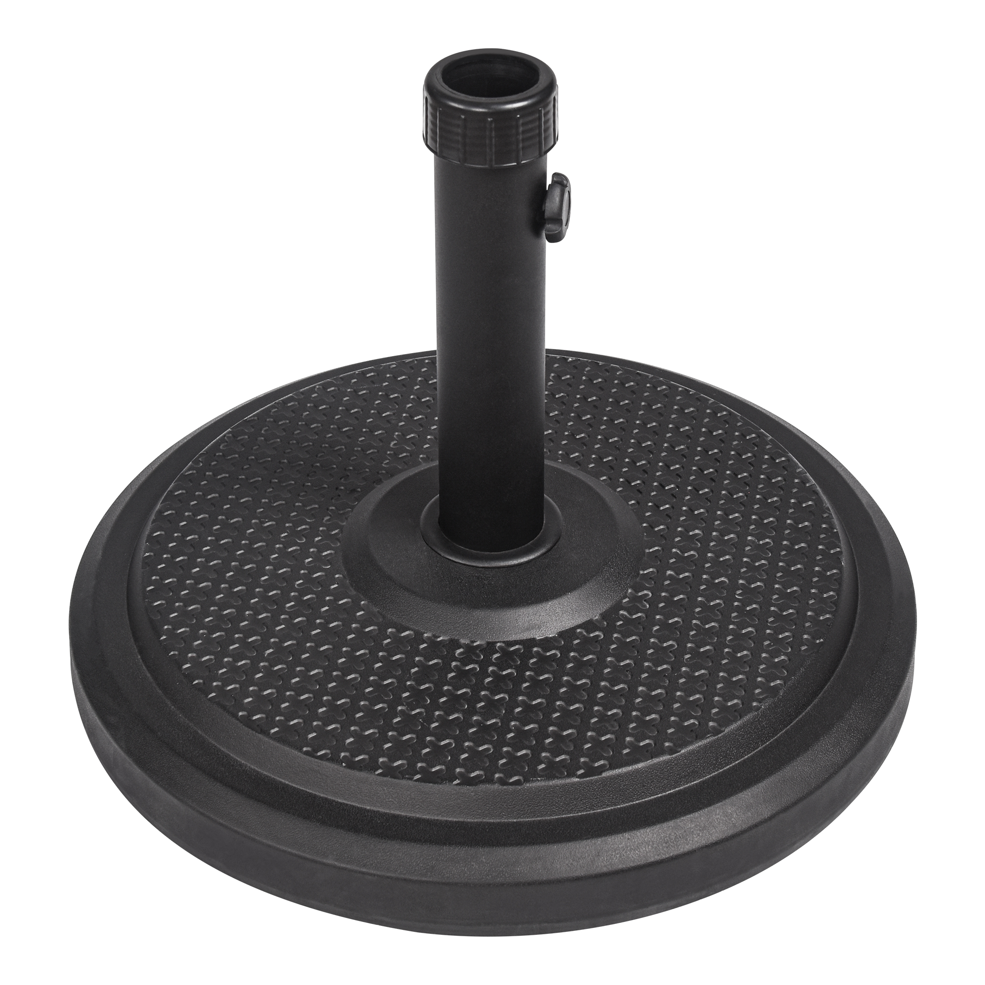Pied de parasol Standard | rond, noir