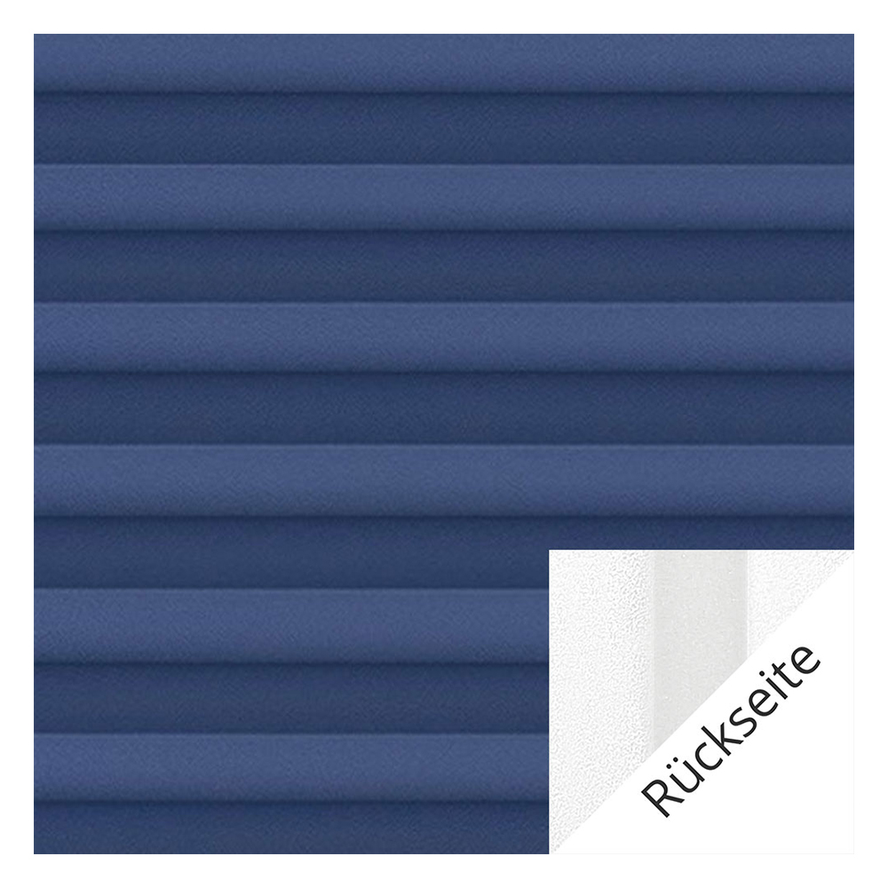Échantillon tissu pour store plissé sur mesure 10751 bleu / occultant / Lunata RD