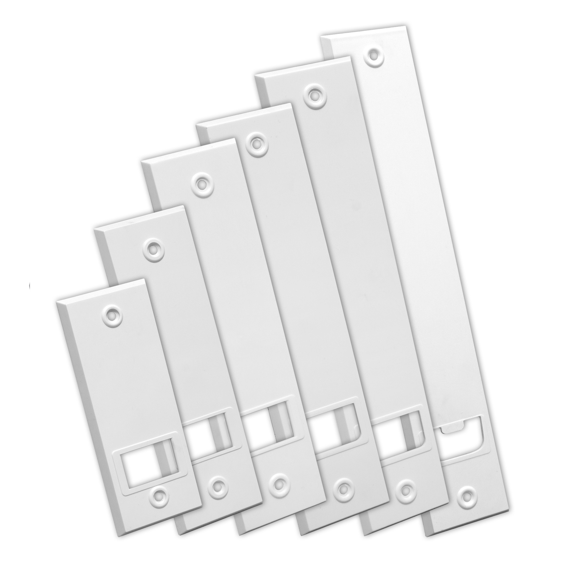 Plaque de recouvrement pour enrouleur à sangle encastré / à engrenage (Types au choix)