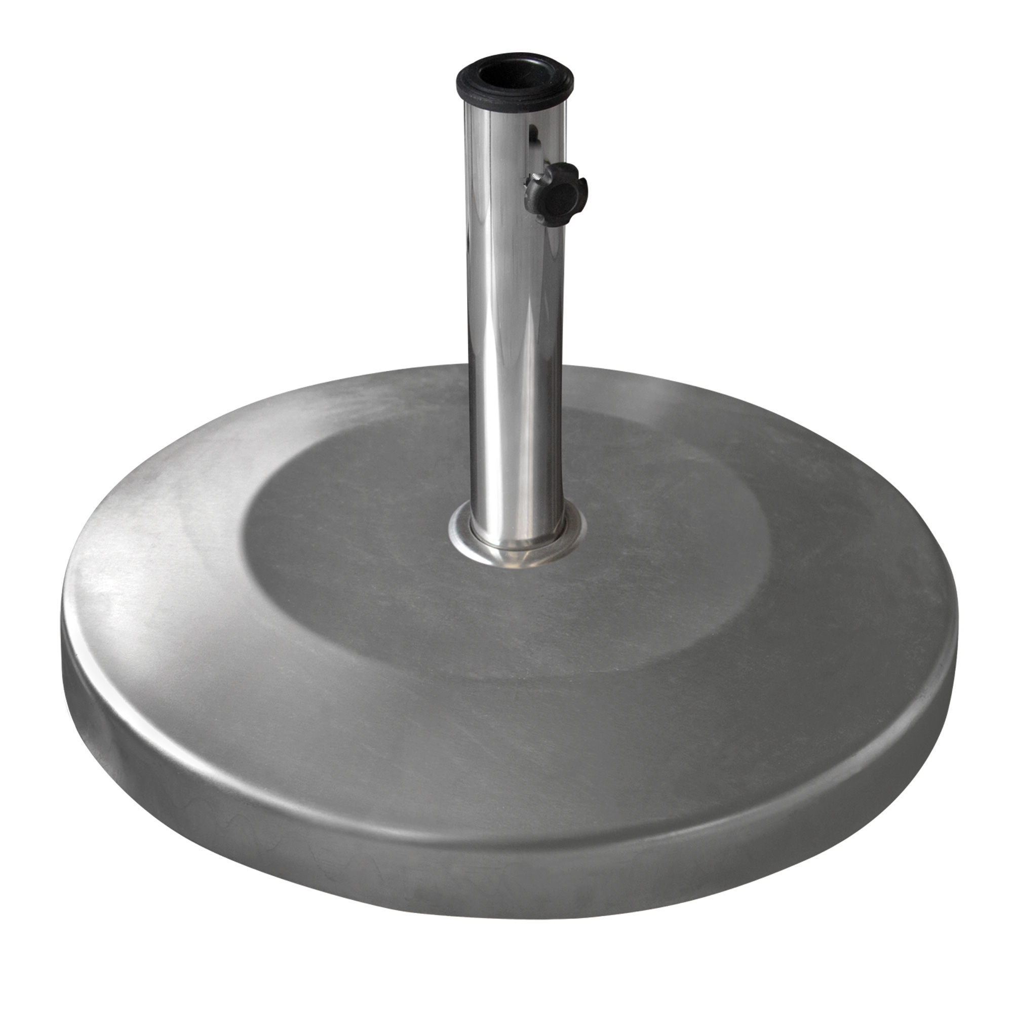 Pied de parasol en acier inoxydable | rond