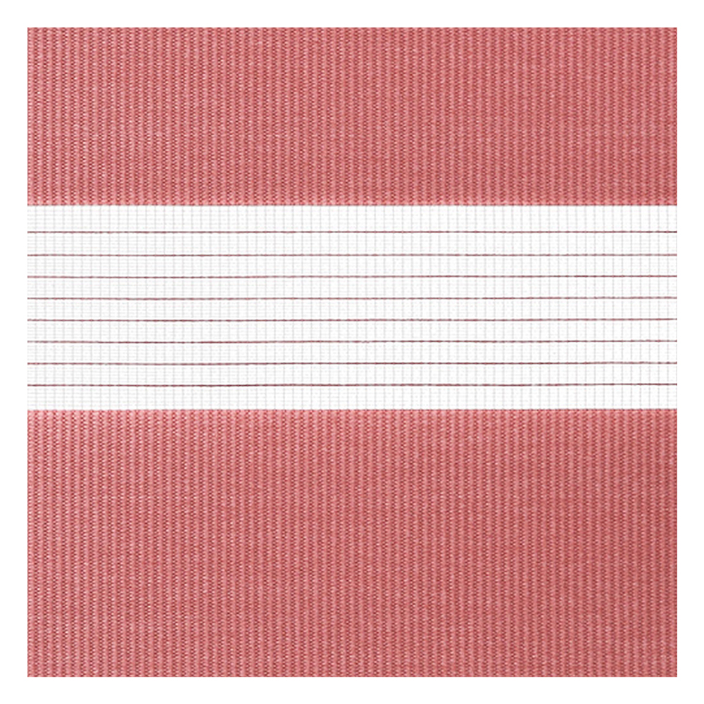 Échantillon tissu pour store enrouleur jour nuit sur mesure | A019 jaune-rouge / translucide / Spring