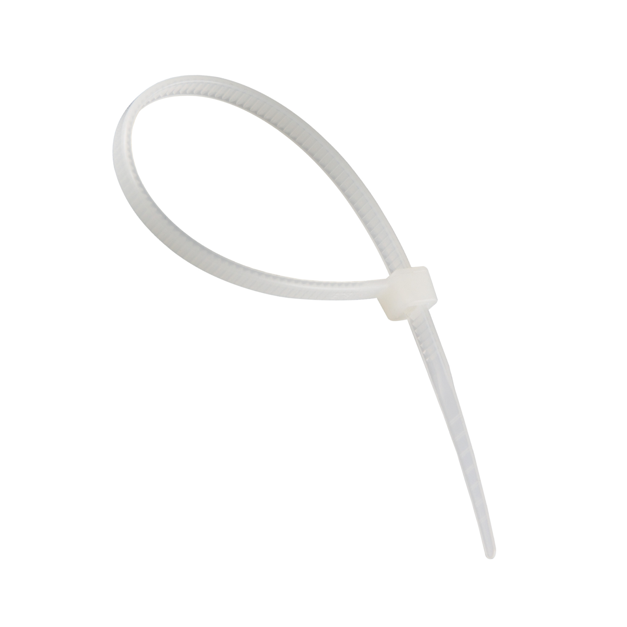 Collier de serrage en plastique | 50 pièces, 3,6 x 140 mm, naturel